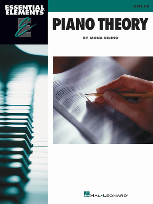 Book cover for Essential Elements Piano Theory – Level 6