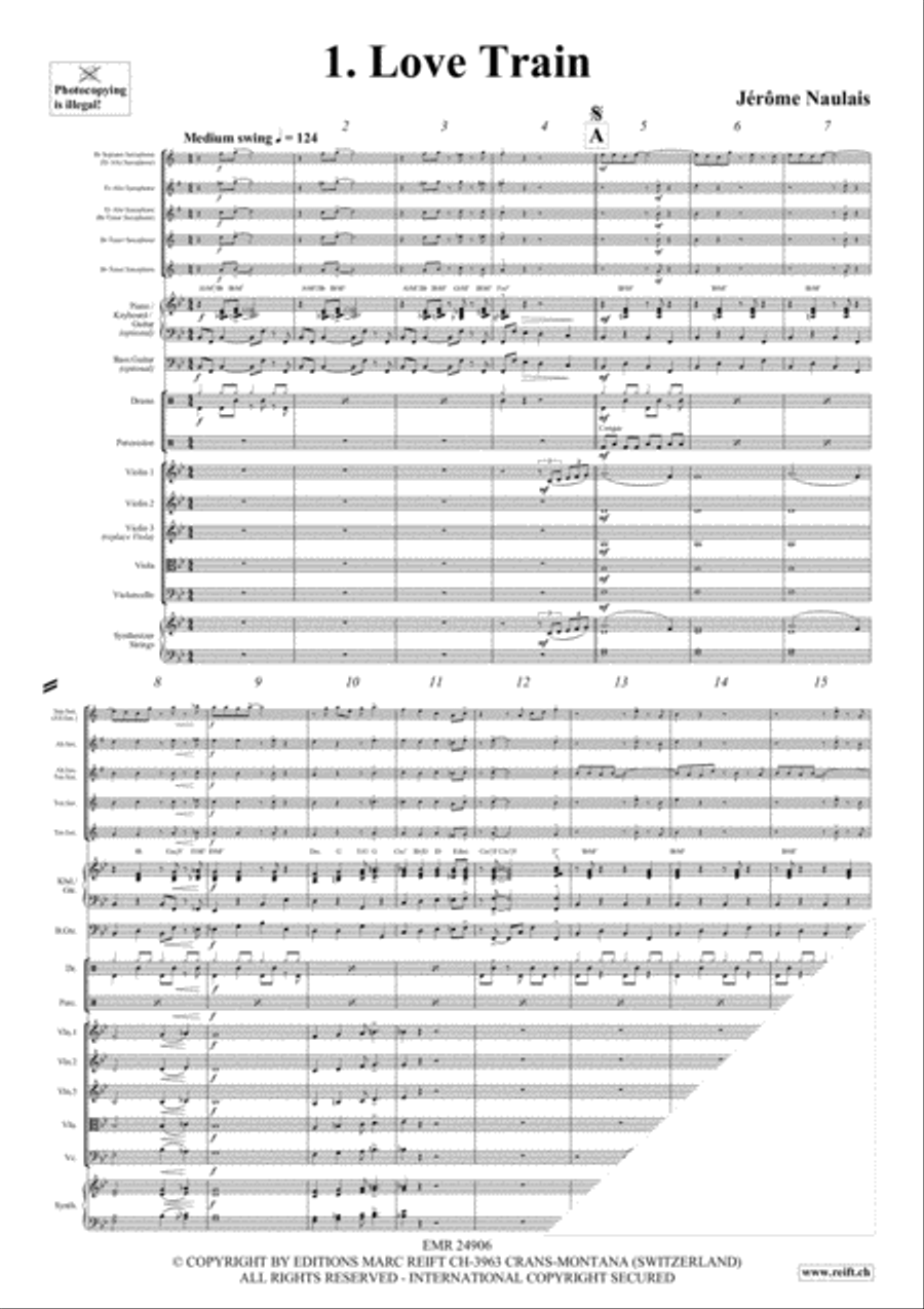 Play With Your Band Volume 4 Saxophone Quintet scores gallery preview page 4