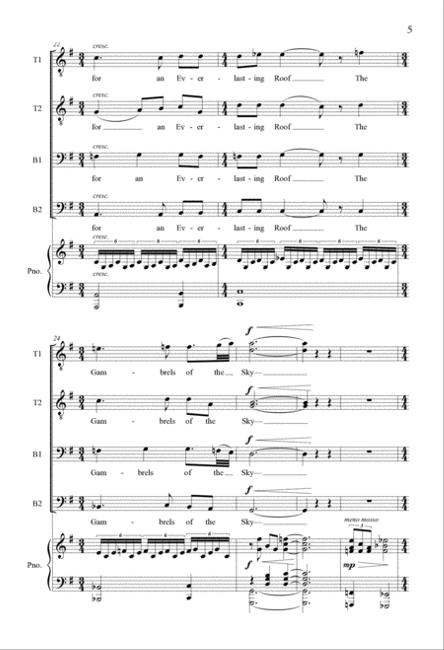 I Dwell In Possibility I Dwell In Possibility TTBB scores gallery preview page 3