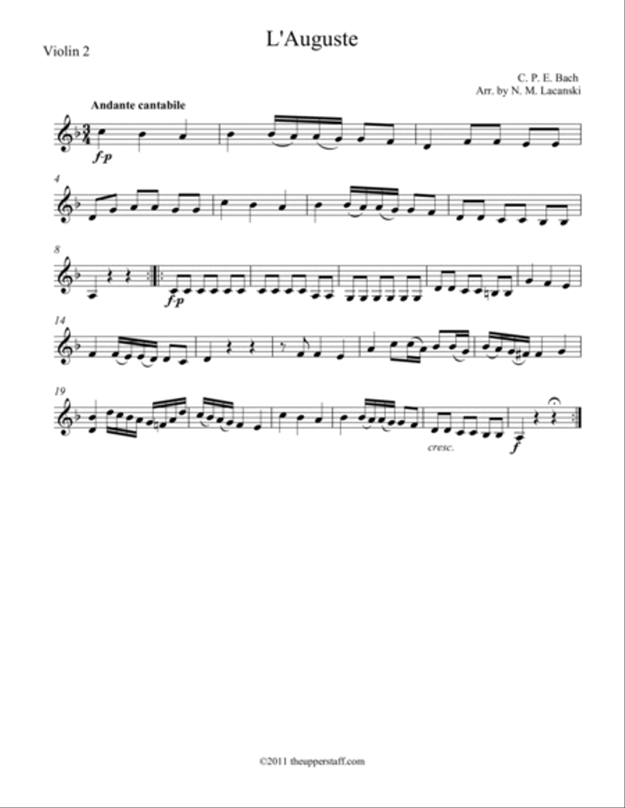 L'Auguste L'Auguste String Quartet scores gallery preview page 3