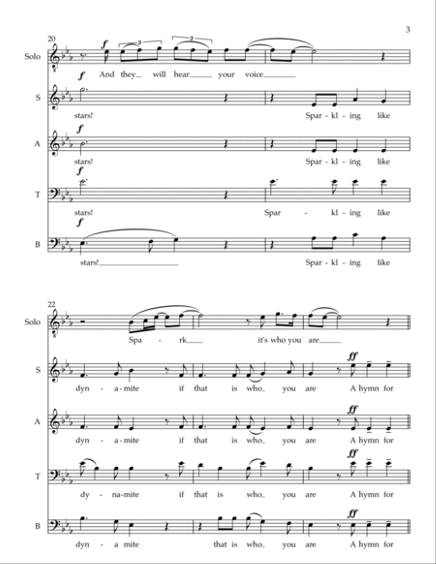 Gloria 4-Part scores gallery preview page 3