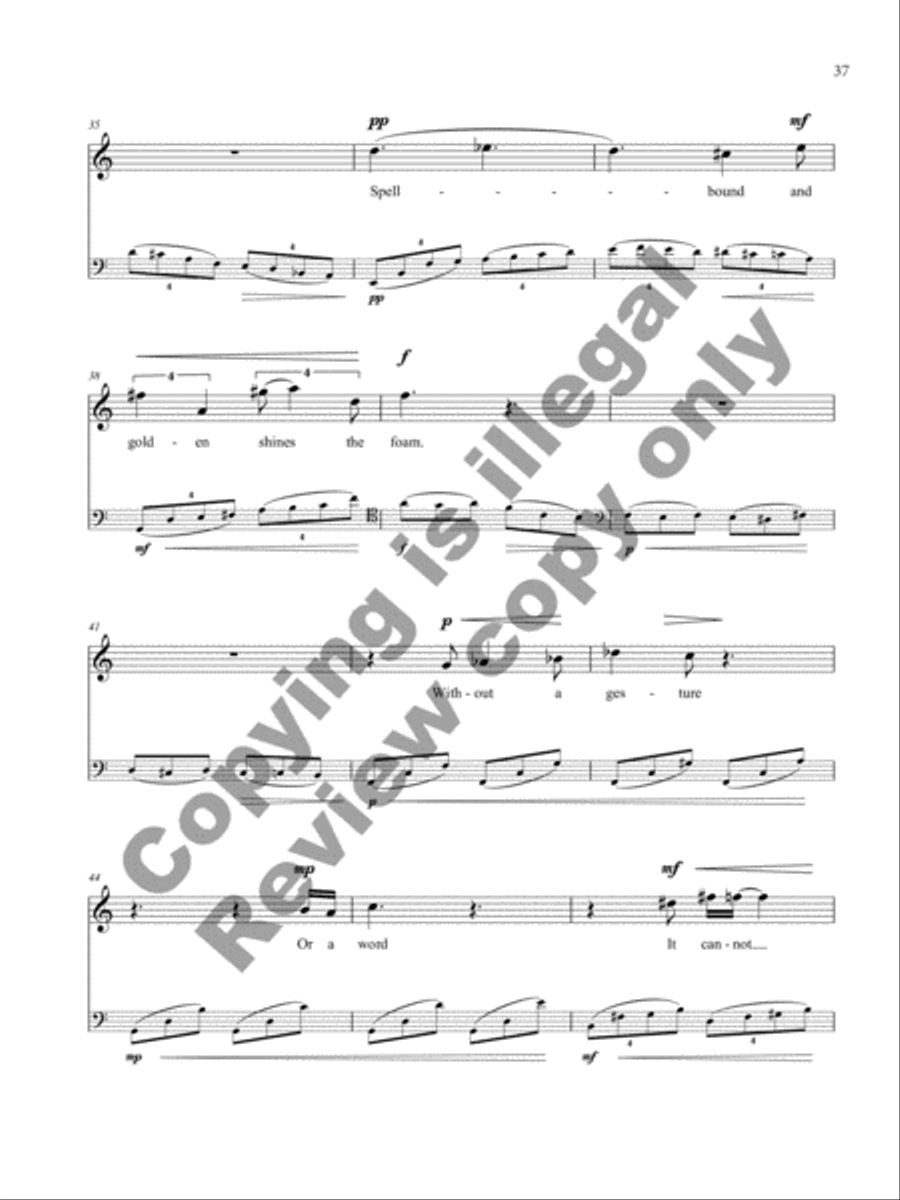 One Art Mezzo-Soprano Voice scores gallery preview page 18