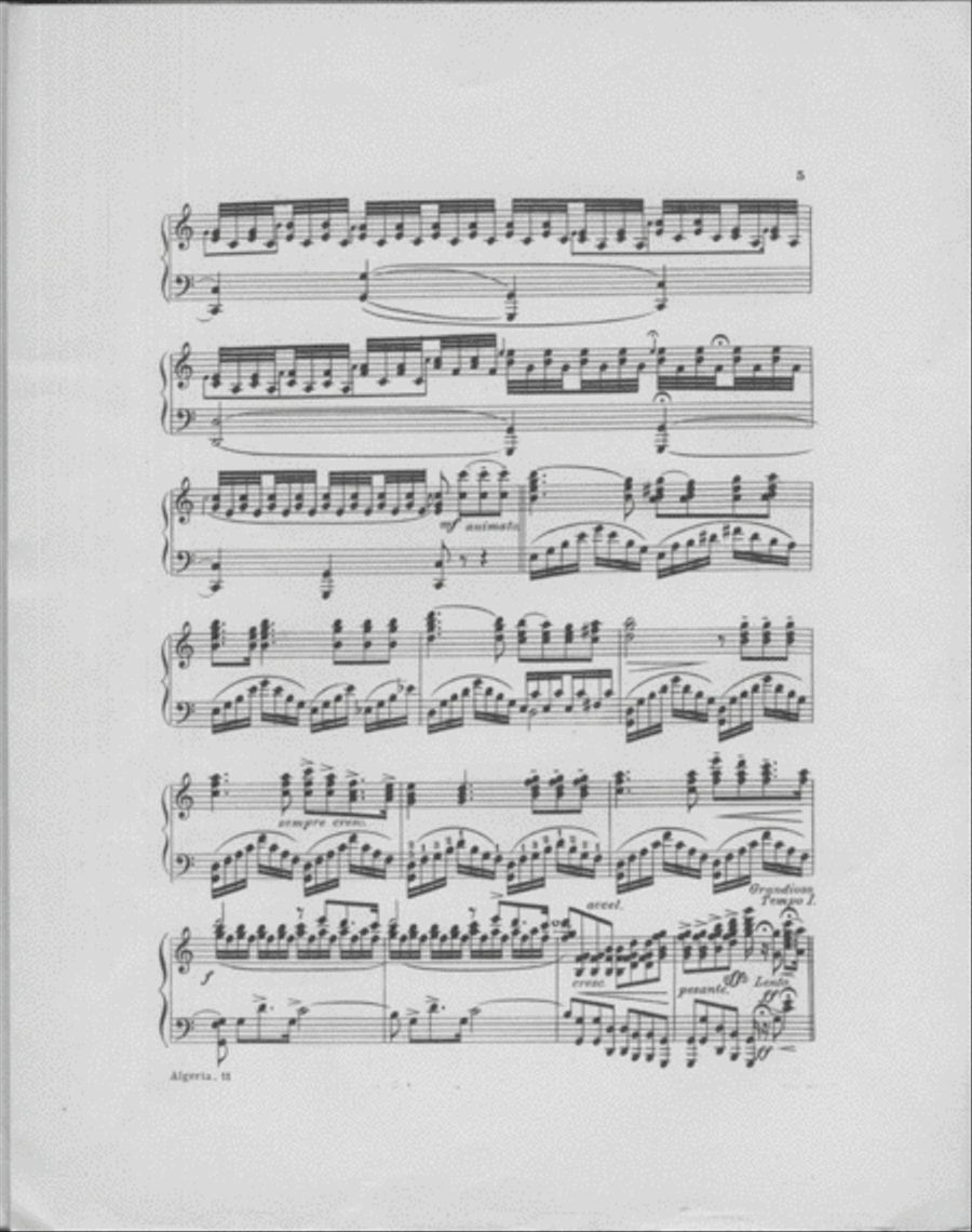 Selections from Algeria Piano Solo scores gallery preview page 6