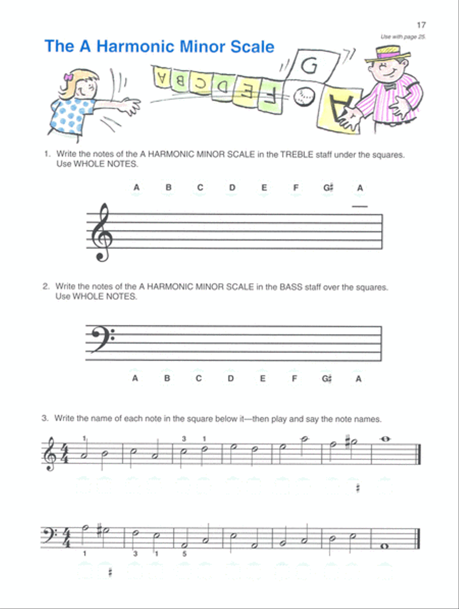 Alfred's Basic Piano Course Notespeller, Level 3 Piano Method scores gallery preview page 3