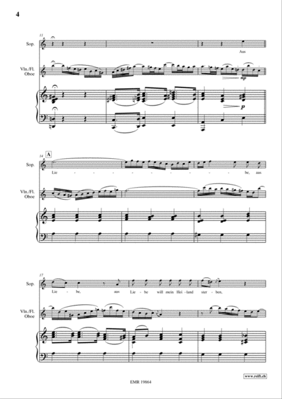 Aus Liebe Flute scores gallery preview page 4