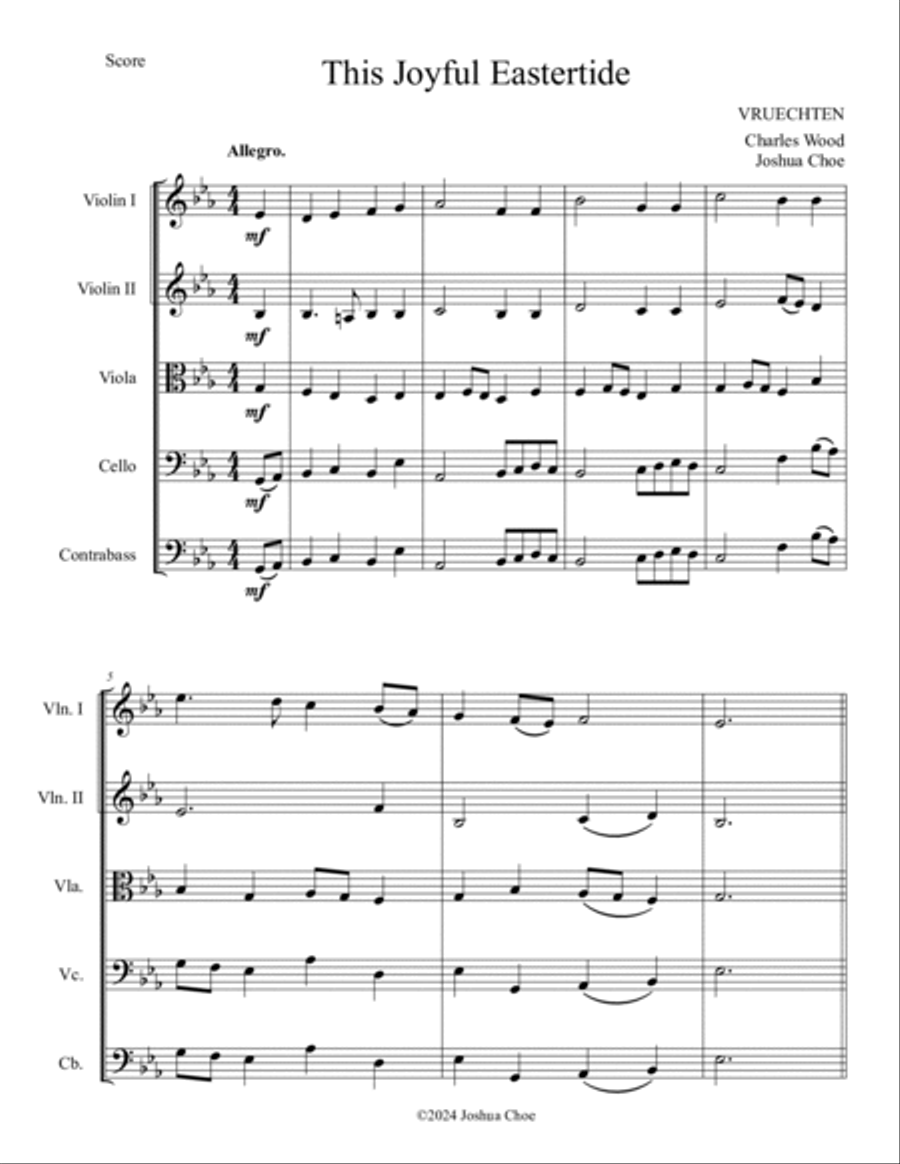 This Joyful Eastertide This Joyful Eastertide String Orchestra scores gallery preview page 3