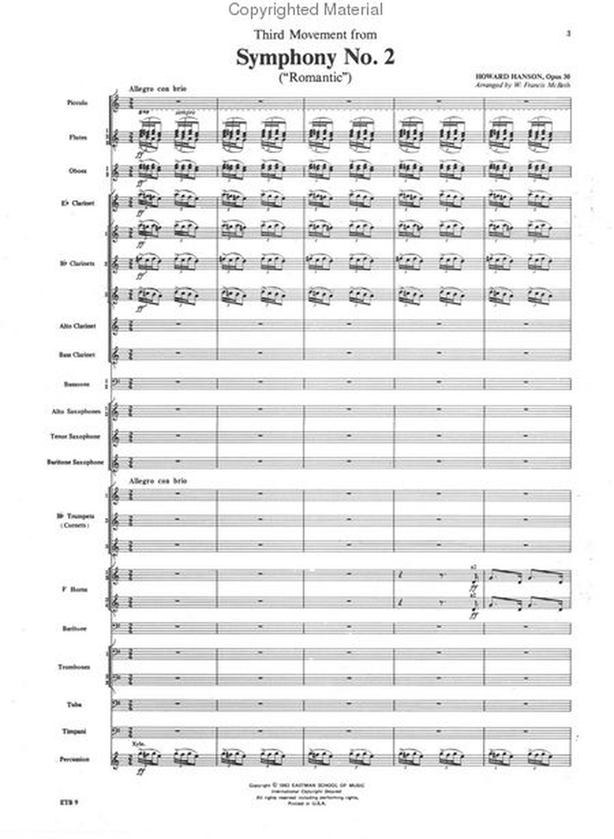 Third Movement from Symphony No. 2 "Romantic"