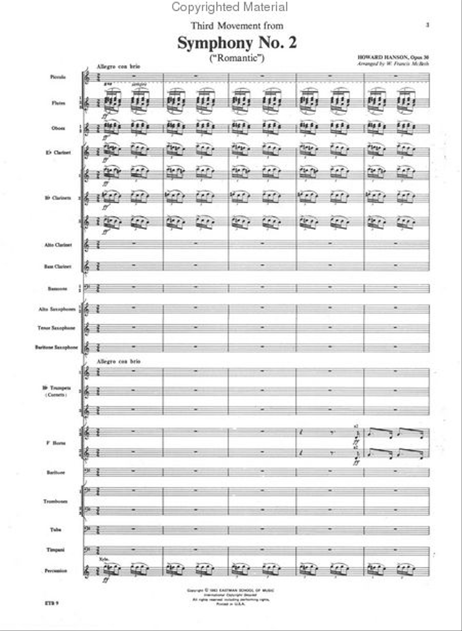 Third Movement from Symphony No. 2 