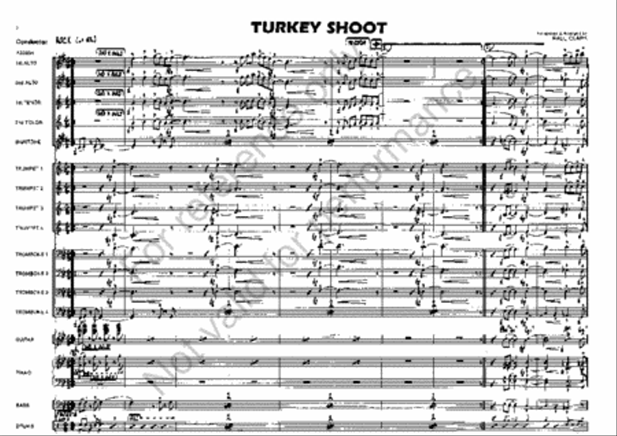 Turkey Shoot Turkey Shoot Jazz Ensemble scores gallery preview page 2