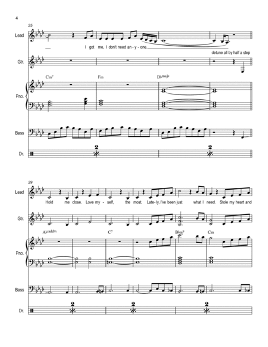Be My Own Boyfriend Small Ensemble scores gallery preview page 4