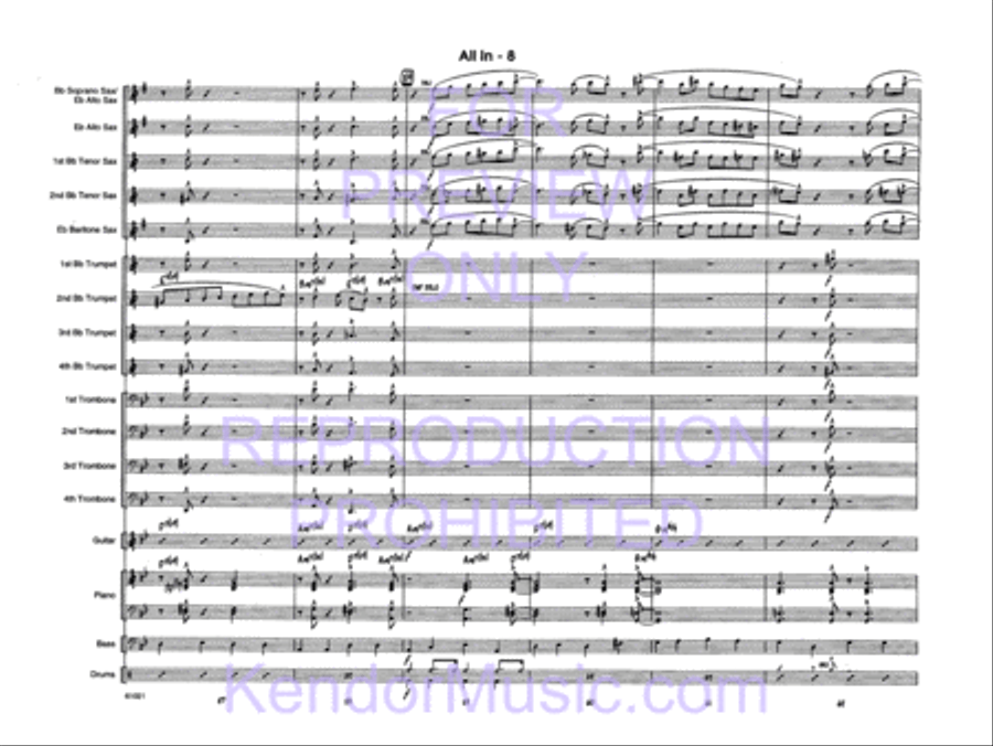 All In All In Jazz Ensemble scores gallery preview page 10