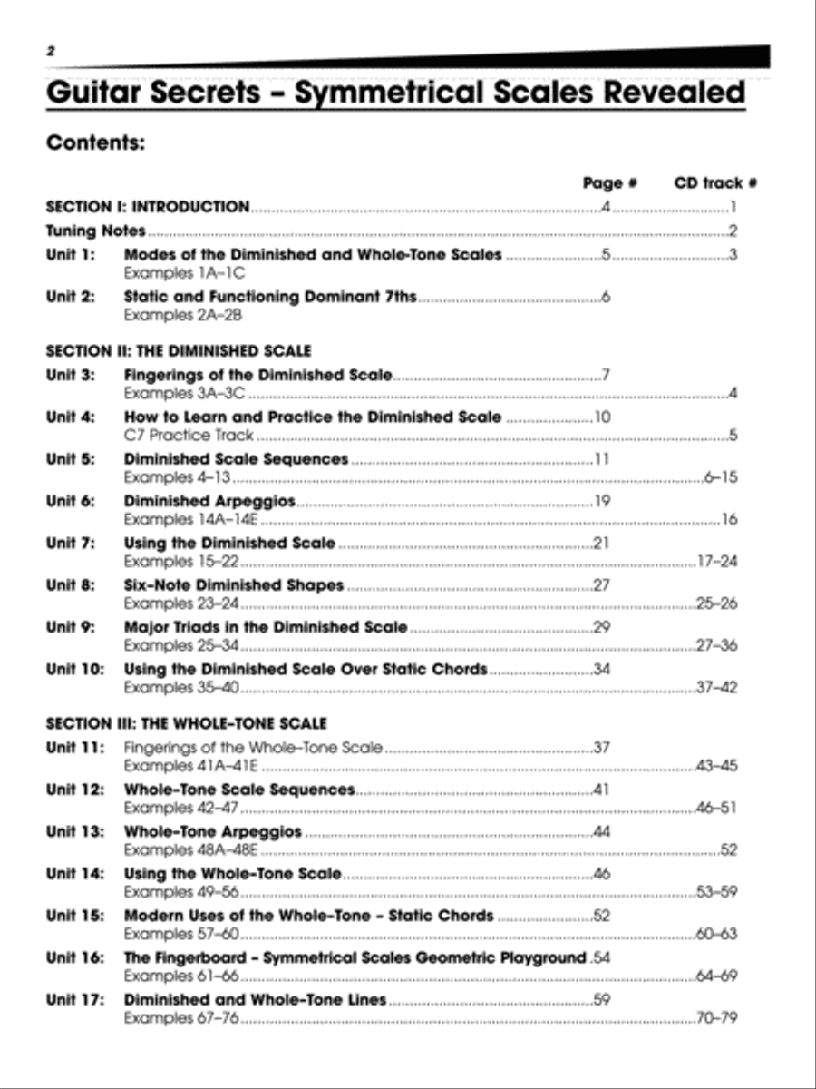 Guitar Secrets Guitar Secrets Electric Guitar scores gallery preview page 2