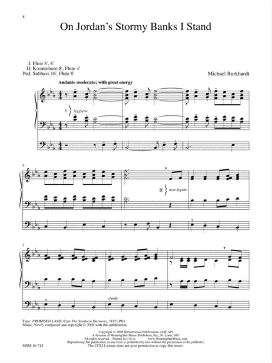 Hymns for the Saints (for Organ) Organ scores gallery preview page 4