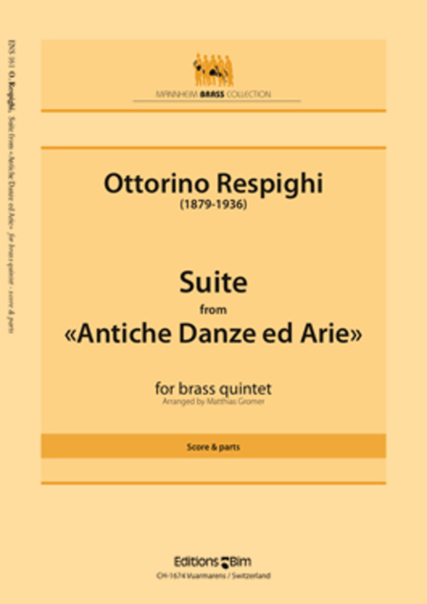 Suite from “Antiche Danze ed Arie image number null