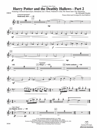 Harry Potter and the Deathly Hallows, Part 2, Symphonic Suite from: Oboe