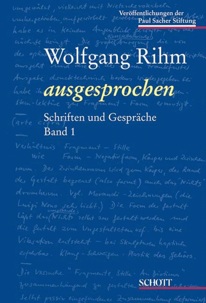 Wolfgang Rihm ausgesprochen Vol. 6,1 und 6,2