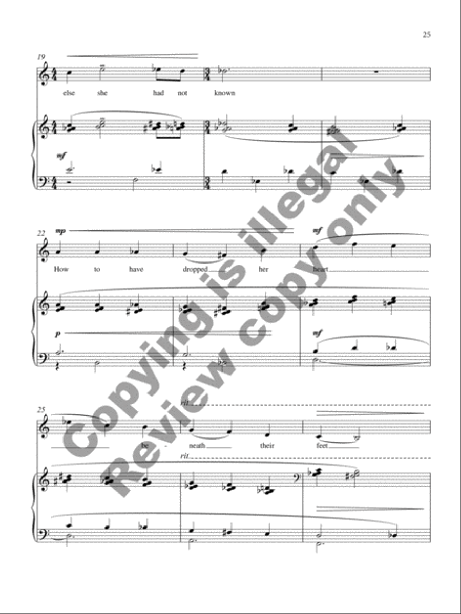Through the Guarded Gate Through the Guarded Gate Mezzo-Soprano Voice scores gallery preview page 11