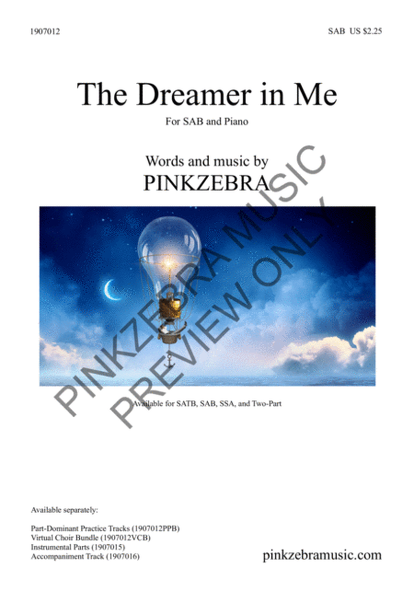 The Dreamer in Me SAB image number null