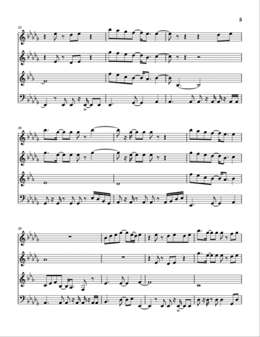 The Turning Point The Turning Point Woodwind Quartet scores gallery preview page 6