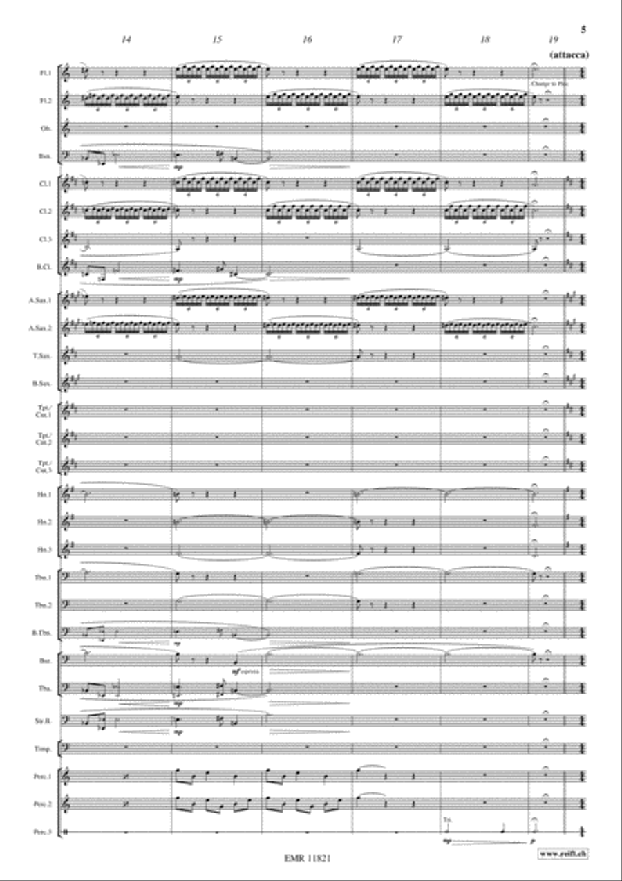King Solomon's Mines Concert Band scores gallery preview page 6