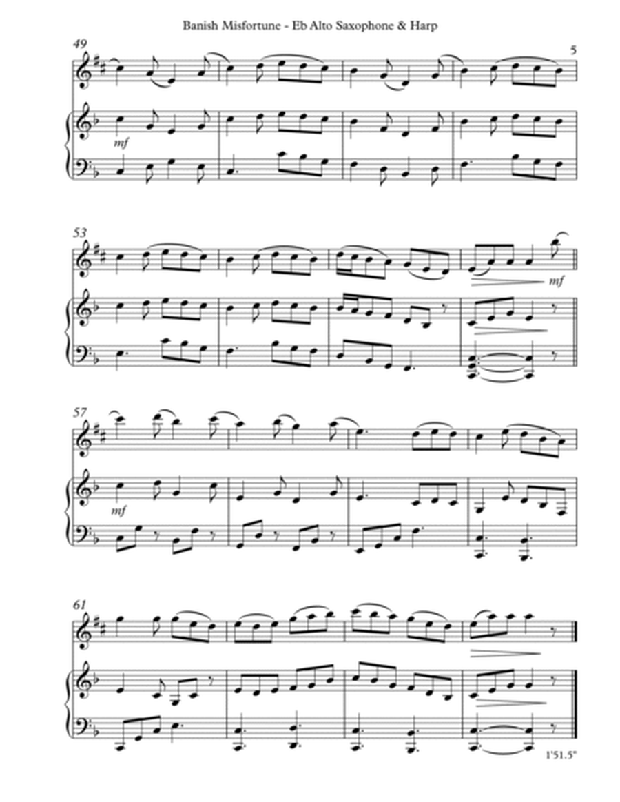 Banish Misfortune for Eb Alto Saxophone & Harp image number null