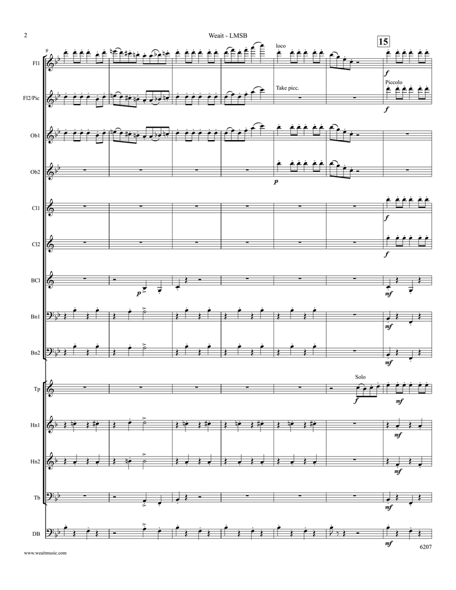 Little March for Small Band (2’21) Concert Band scores gallery preview page 2
