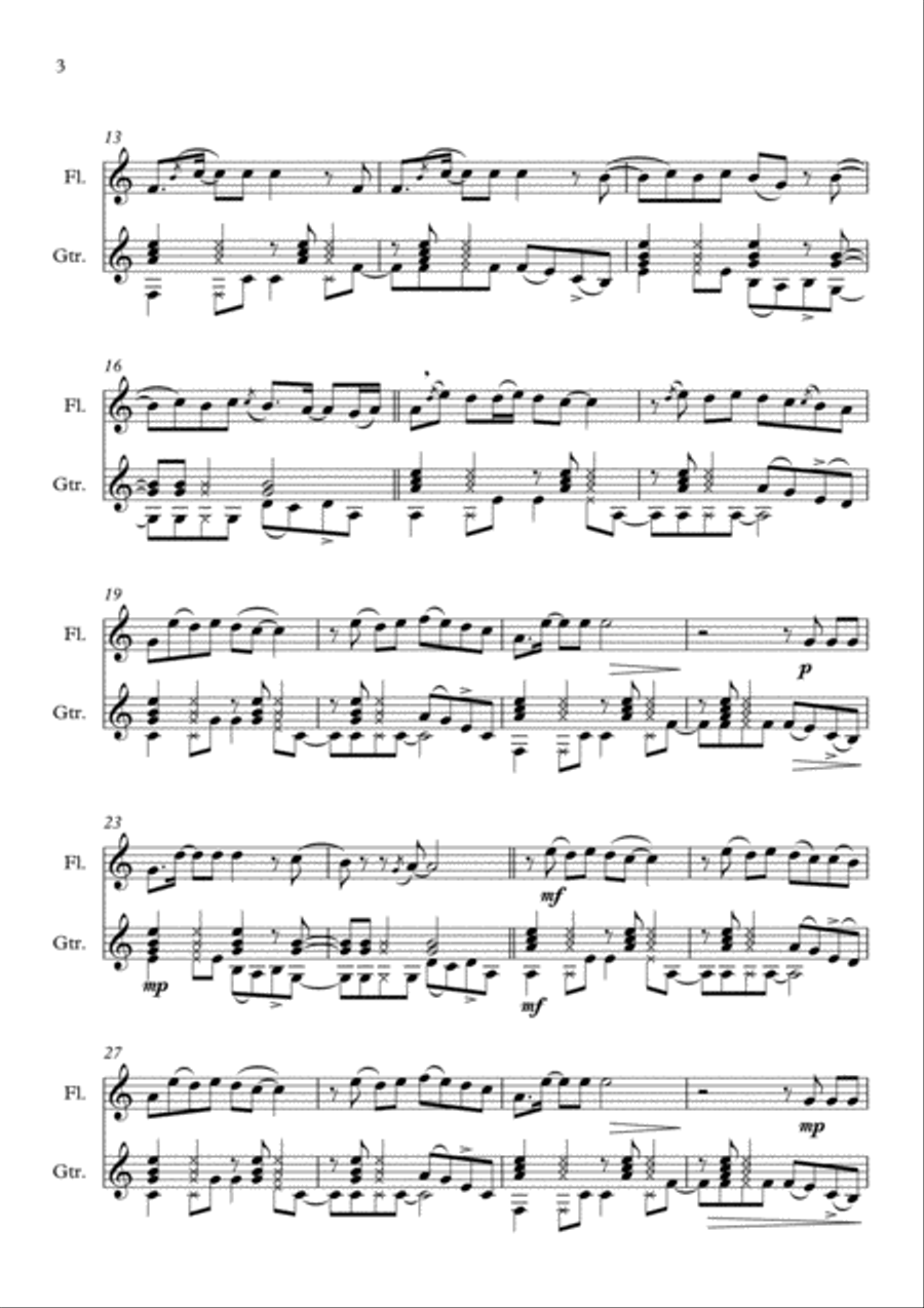 Senorita Flute scores gallery preview page 6