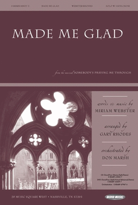 Book cover for Made Me Glad - Anthem