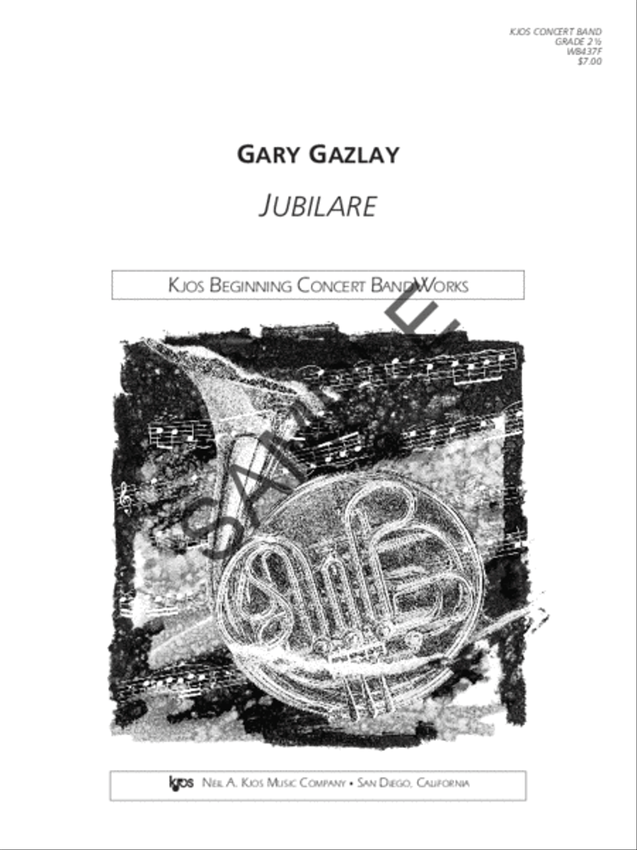 Jubilare - Score Jubilare - Score Concert Band scores gallery preview page 2