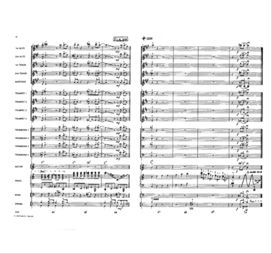 Piano Power Jazz Ensemble scores gallery preview page 11