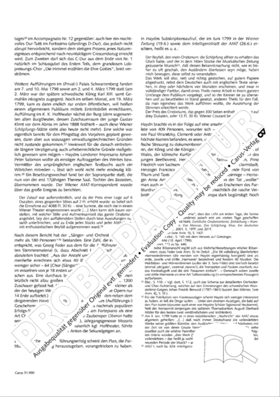 The Creation (Die Schopfung) 4-Part scores gallery preview page 9