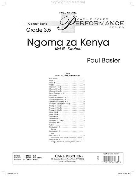 I. Jambo (from Ngoma Za Kenya) image number null