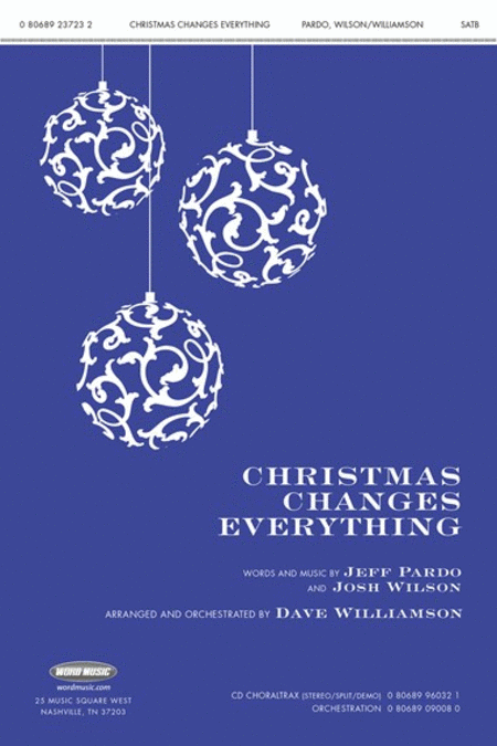 Christmas Changes Everything - CD ChoralTrax