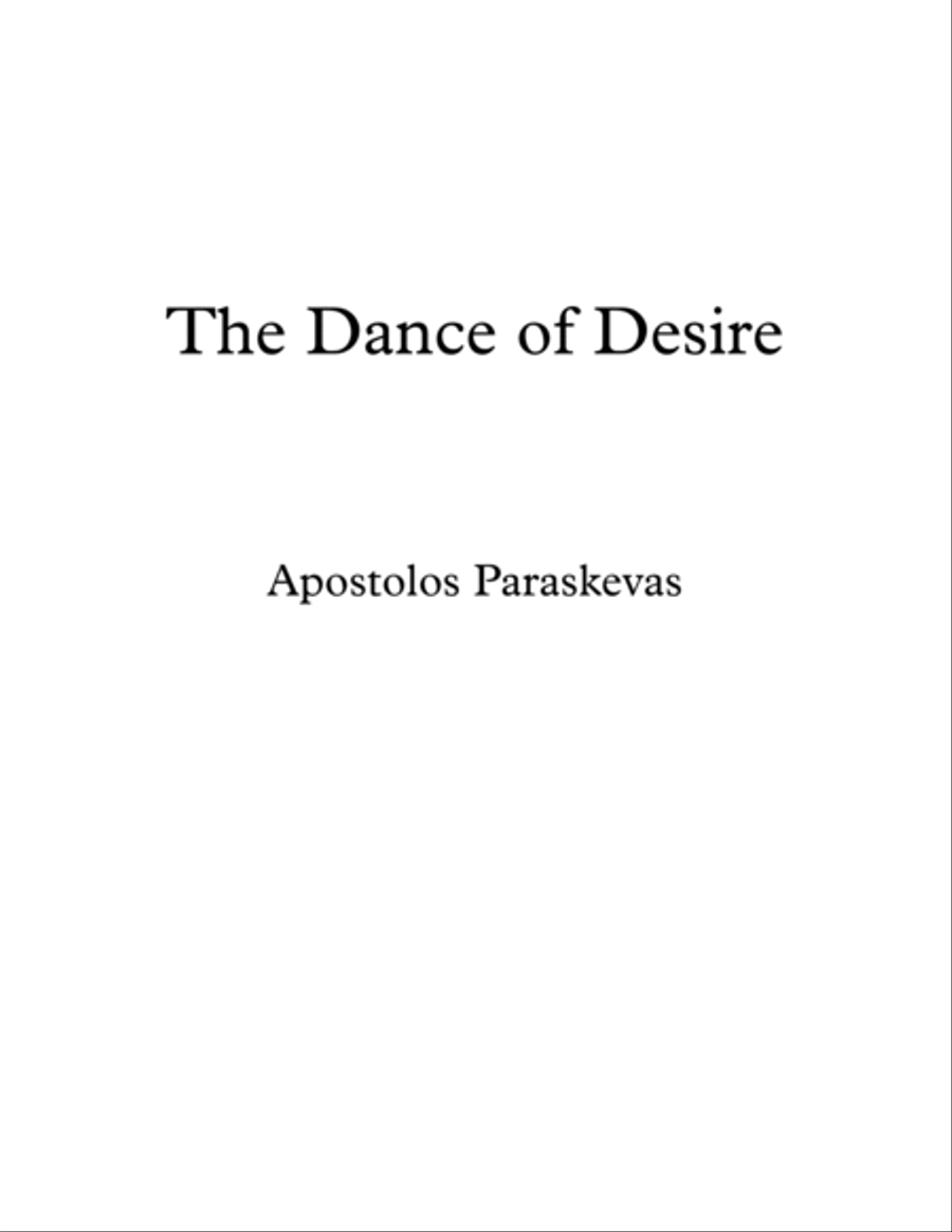 The Dance of Desire 2 Pianos, 4-Hands scores gallery preview page 4