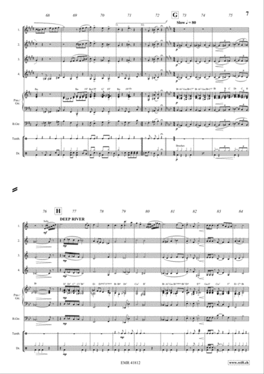 Fascinatin' Gospels Trumpet scores gallery preview page 7
