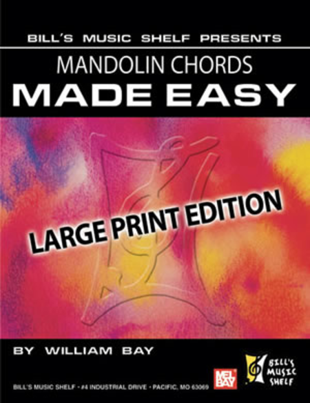 Mandolin Chords Made Easy, Large Print Edition