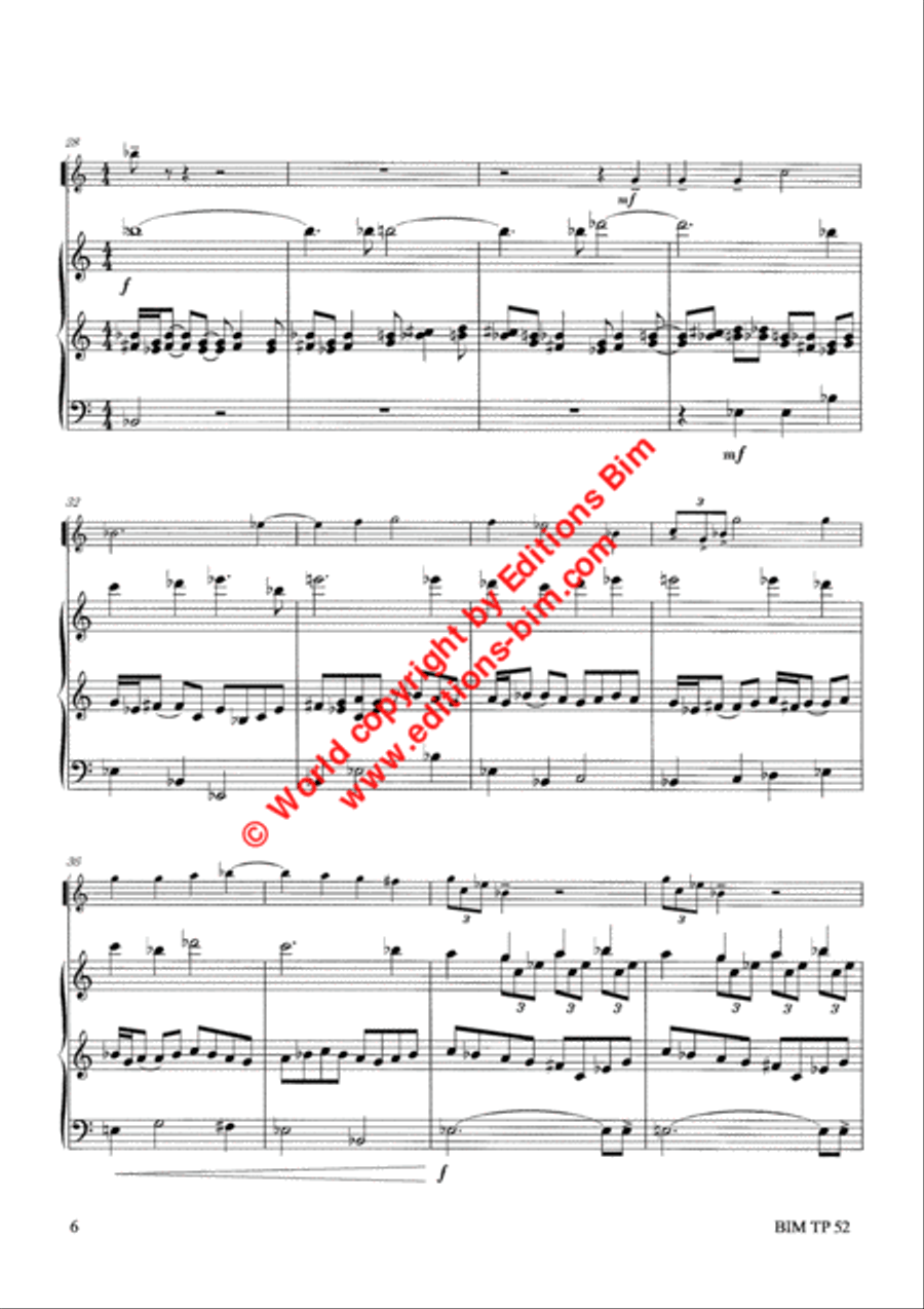 Quasi una passacaglia Piccolo Trumpet scores gallery preview page 5