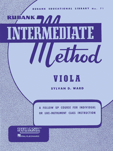 Rubank Intermediate Method - Viola (Vocal)