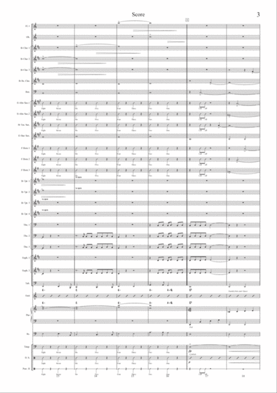 Space Oddity Space Oddity Concert Band scores gallery preview page 4