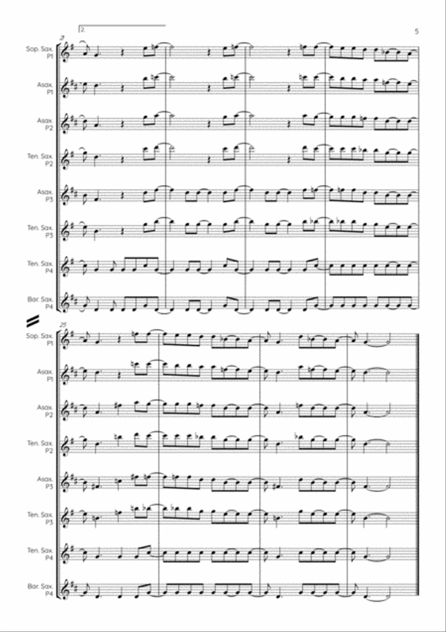 Get Back Woodwind Quartet scores gallery preview page 5