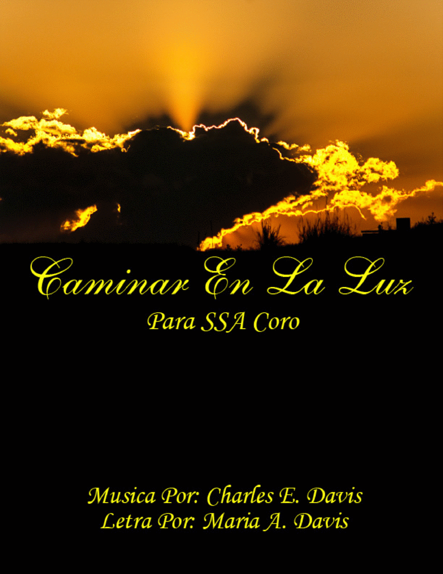 Caminar en la Luz - SSA Coro SSA scores gallery preview page 1