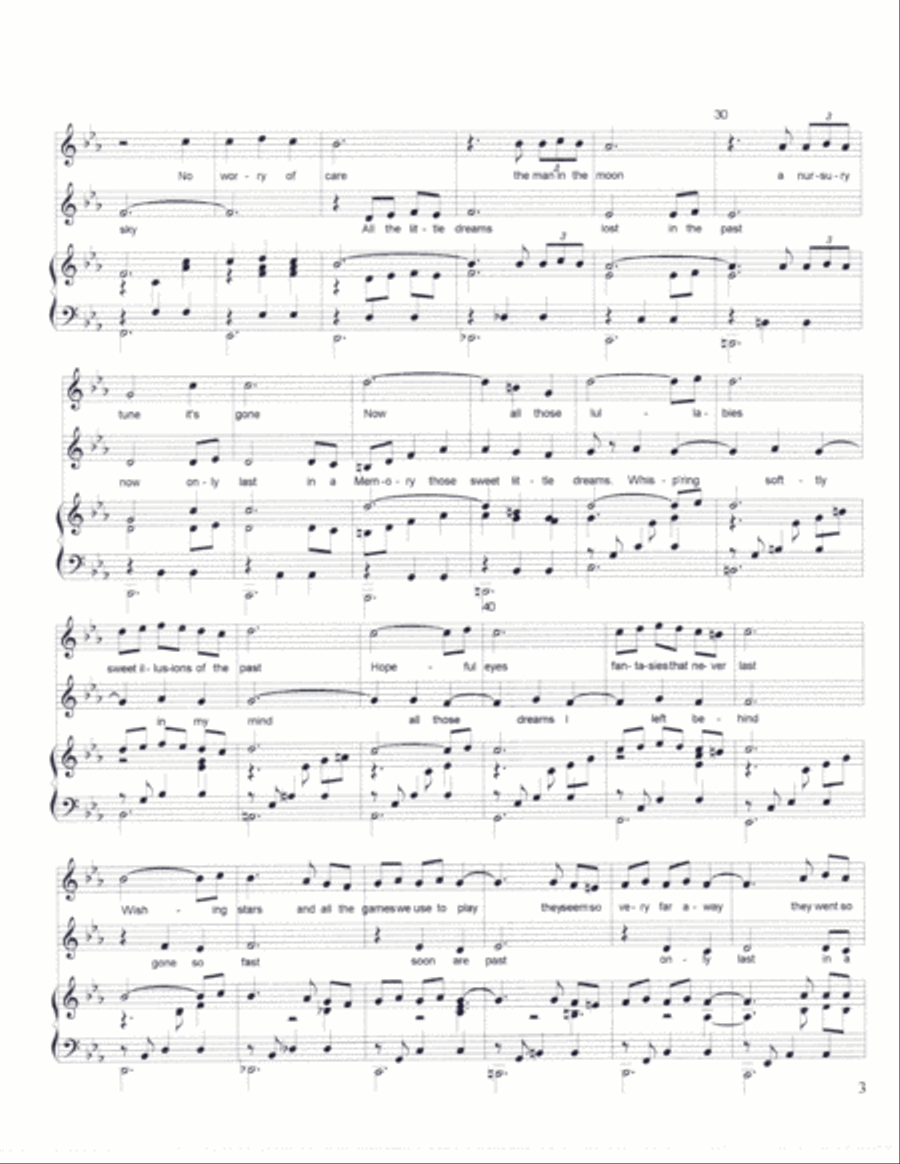 Little Dreams Voice scores gallery preview page 3