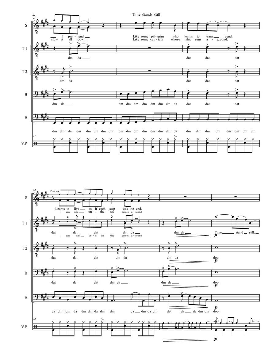 Time Stand Still Time Stand Still TTBB scores gallery preview page 4