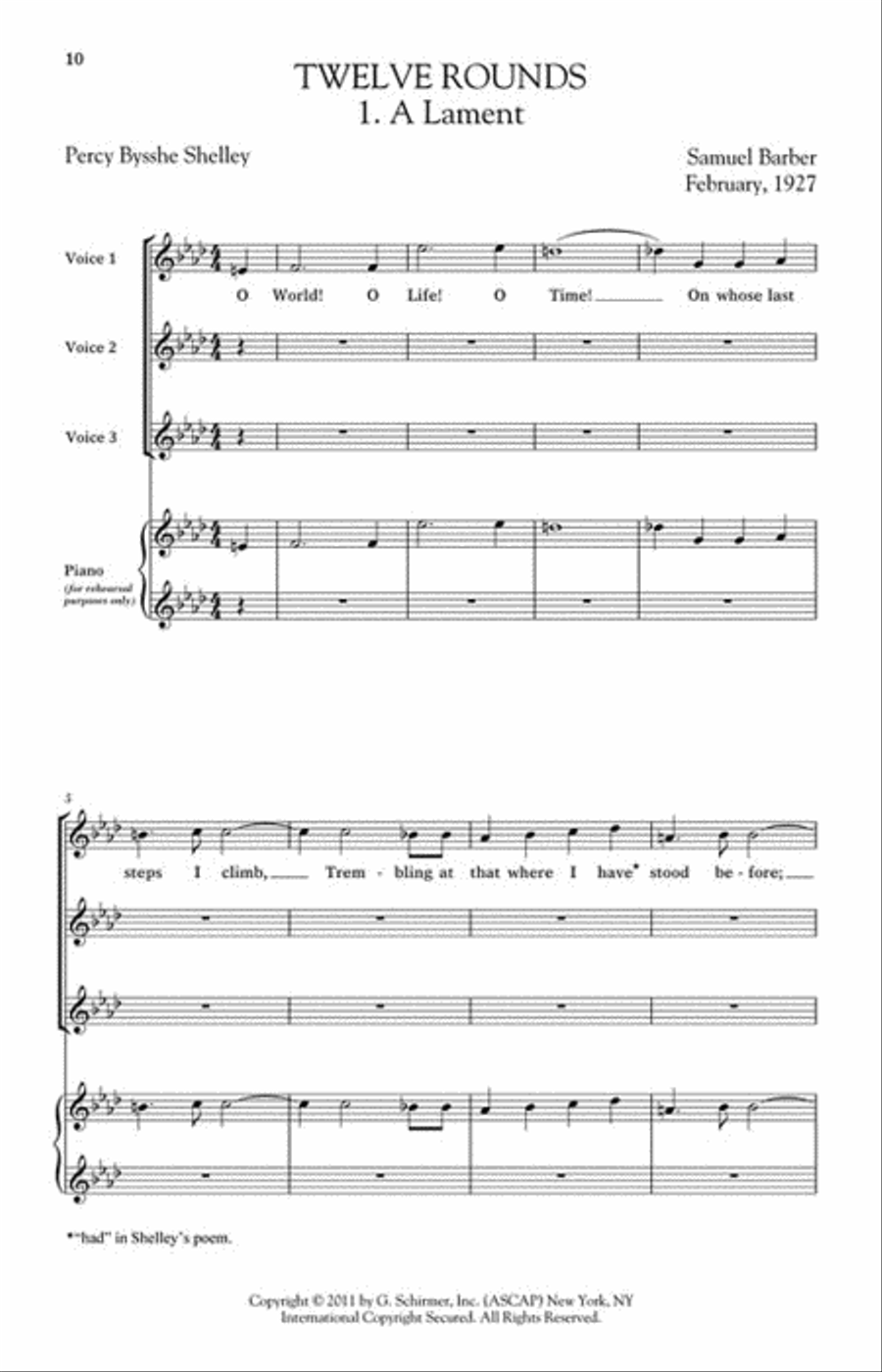 Twelve Rounds 4-Part scores gallery preview page 4