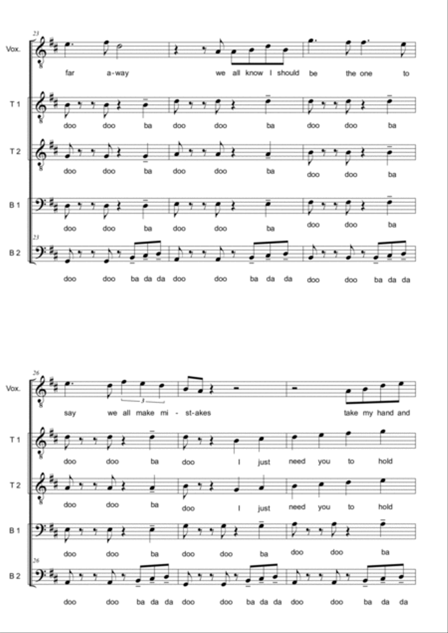 Hold On TTBB scores gallery preview page 4