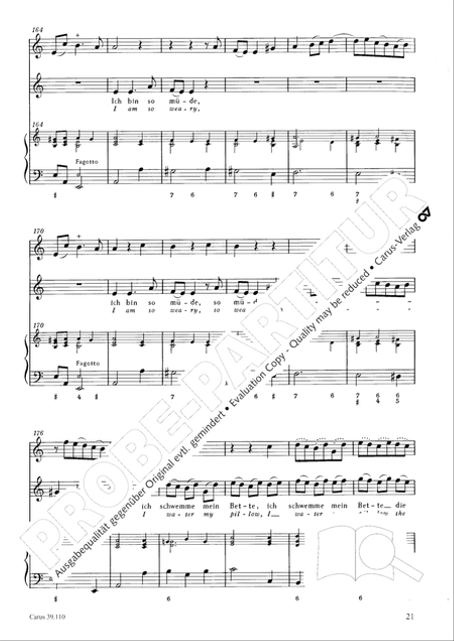O Lord, punish me not (Ach Herr, strafe mich nicht) Tenor Voice scores gallery preview page 22