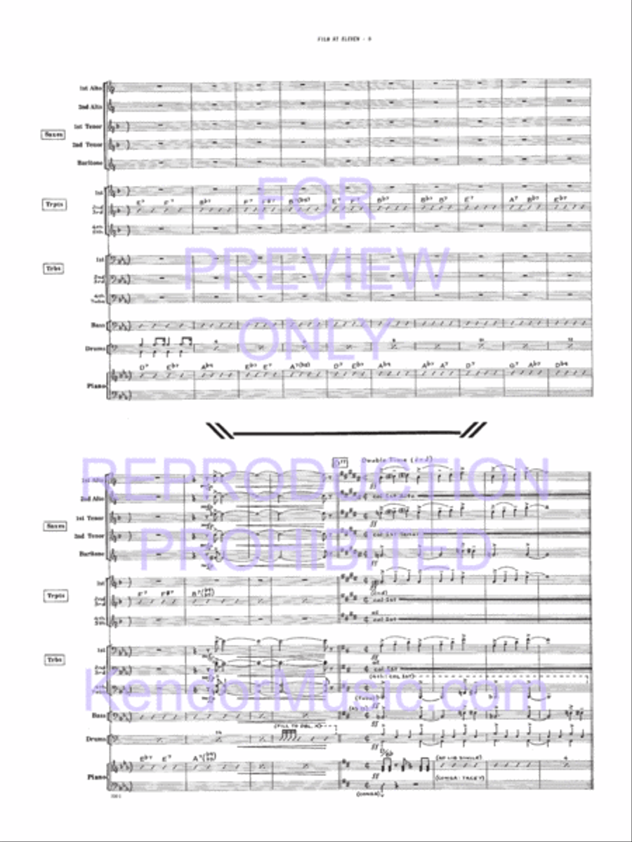 Film At Eleven Film At Eleven Jazz Ensemble scores gallery preview page 7