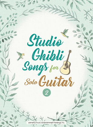Book cover for Studio Ghibli songs for Solo Guitar Vol.2/English Version