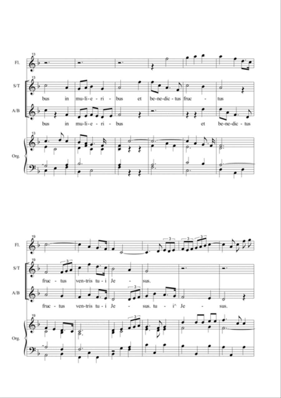 AVE MARIA - Tagliabue - CANON on LARGO by Handel SA scores gallery preview page 2