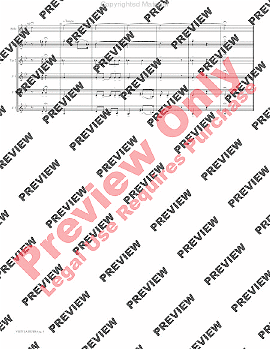 Vesti La Giubba (from I Pagliacci) Small Ensemble scores gallery preview page 6